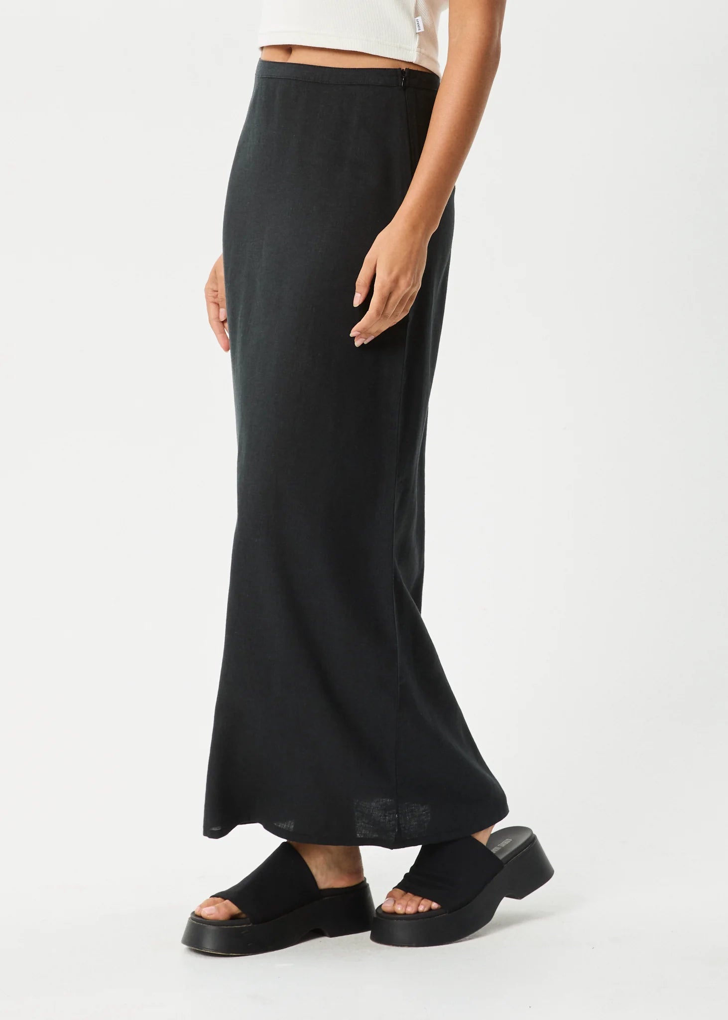 Lilo - Maxi Skirt -AfendsW251903-BLACK-XS