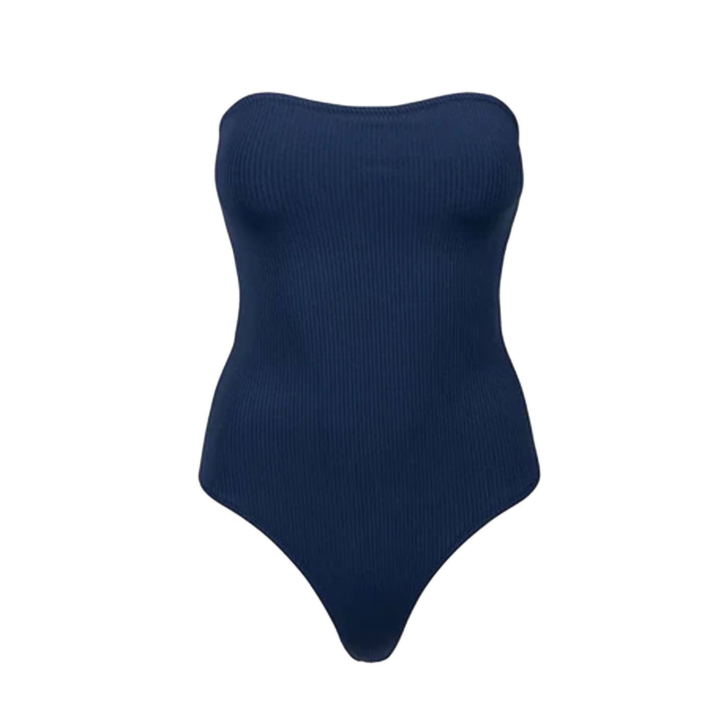 LILY RIB STRAPLESS ONE PIECE - Rhythm0725SW - OP06 - INK - 6