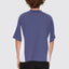 Line Stepper Box Crop Raglan Tee -WorshipPH26-124E-Crown Blue-S