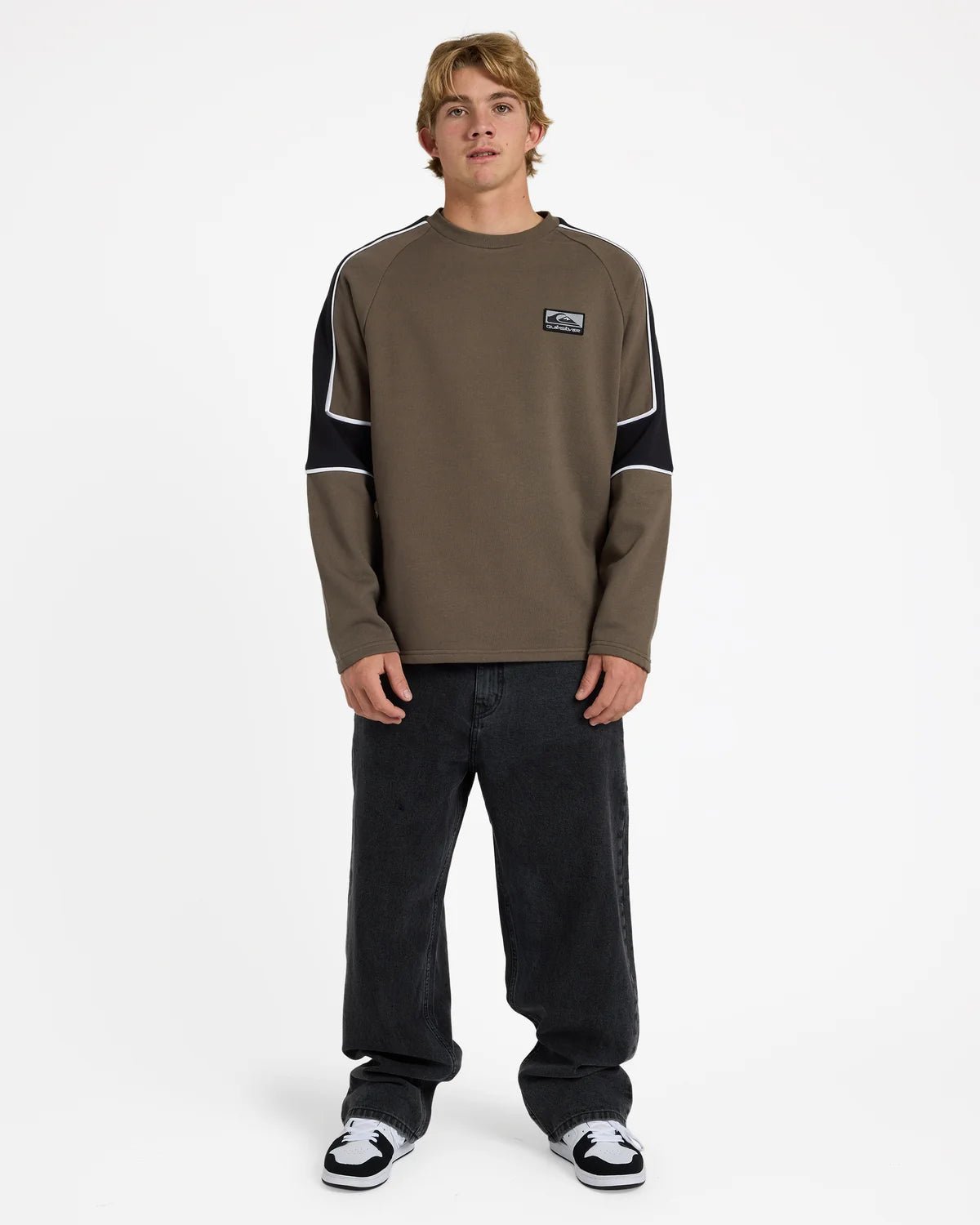 LINES PANEL CREW -QuiksilverUQYFT03213-CANTEEN-S