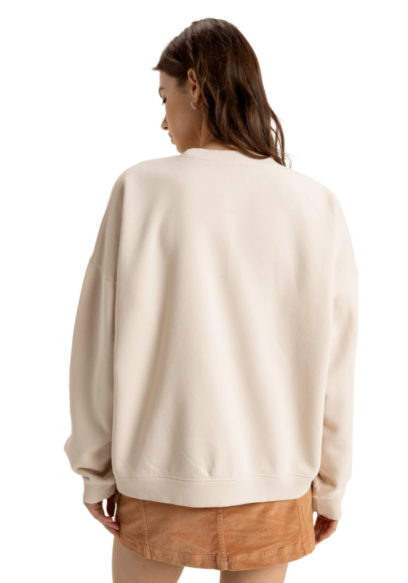 Lineup Oversized Crew - RoxyERJFT04865 - TEC0 - Parchment - L