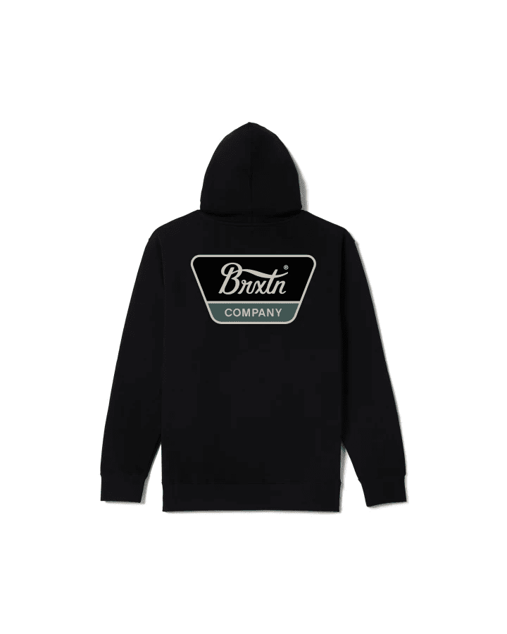 LINWOOD HOOD - Brixton22337-BLACK/OFF WHITE-S