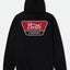 LINWOOD HOOD - Brixton22074-BLACK/ADRENALINE RUSH/OFF WHIT-M