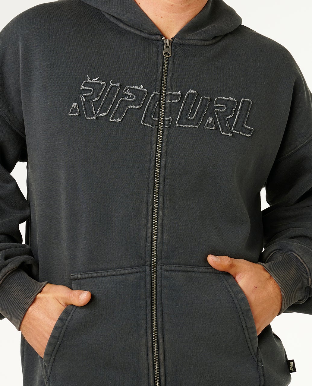 LIQUID TRIPS ZIP THRU HOOD - Rip Curl0BGMFL-WASHED BLACK-XS