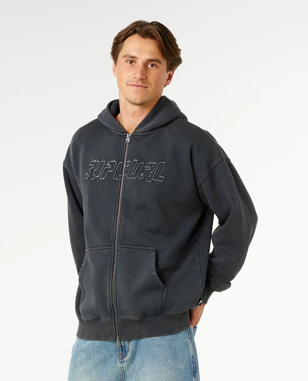 LIQUID TRIPS ZIP THRU HOOD - Rip Curl0BGMFL-WASHED BLACK-XS