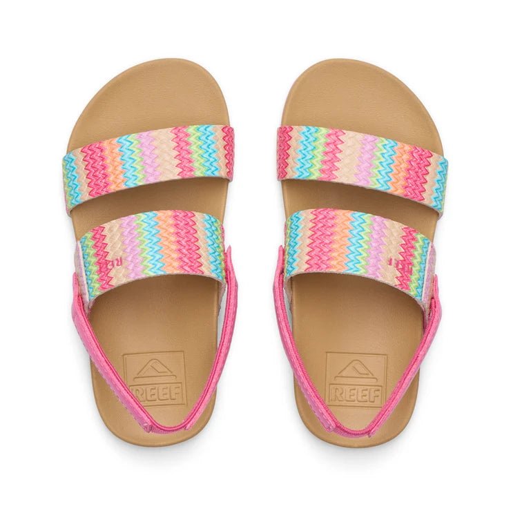 LITTLE CUSHION VISTA PINK MULTI RAFFIA -ReefCK0015-6