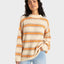 Little Dume Stripe - RoxyERJSW03664 - TEC3 - Parchment Lucie Stripe - L