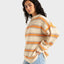 Little Dume Stripe - RoxyERJSW03664 - TEC3 - Parchment Lucie Stripe - L