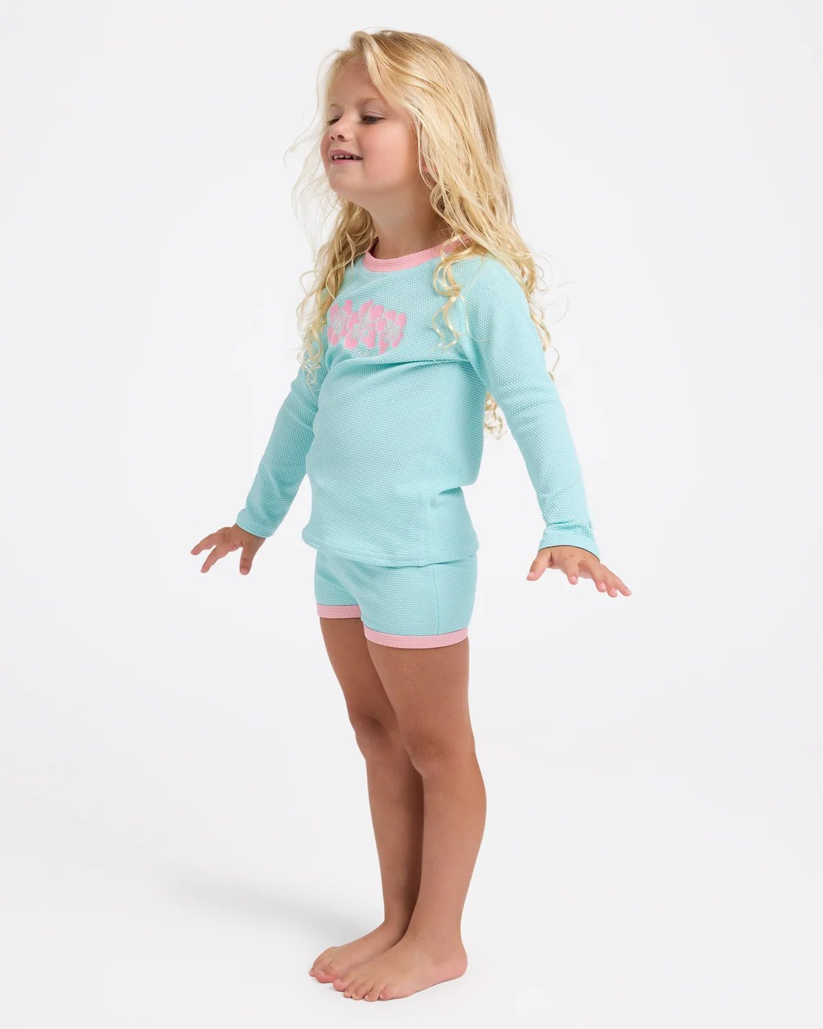 LITTLE LILLIES SUNSHIRT SET -BillabongUBOWR03014-PLUME BLUE-0