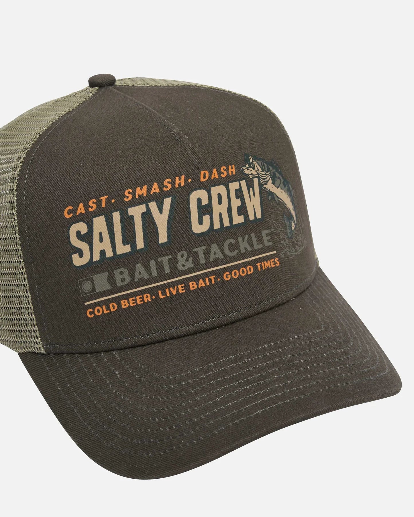 LIVE BAIT RETRO TRUCKER - Salty Crew35035743A-COAL-OSFA