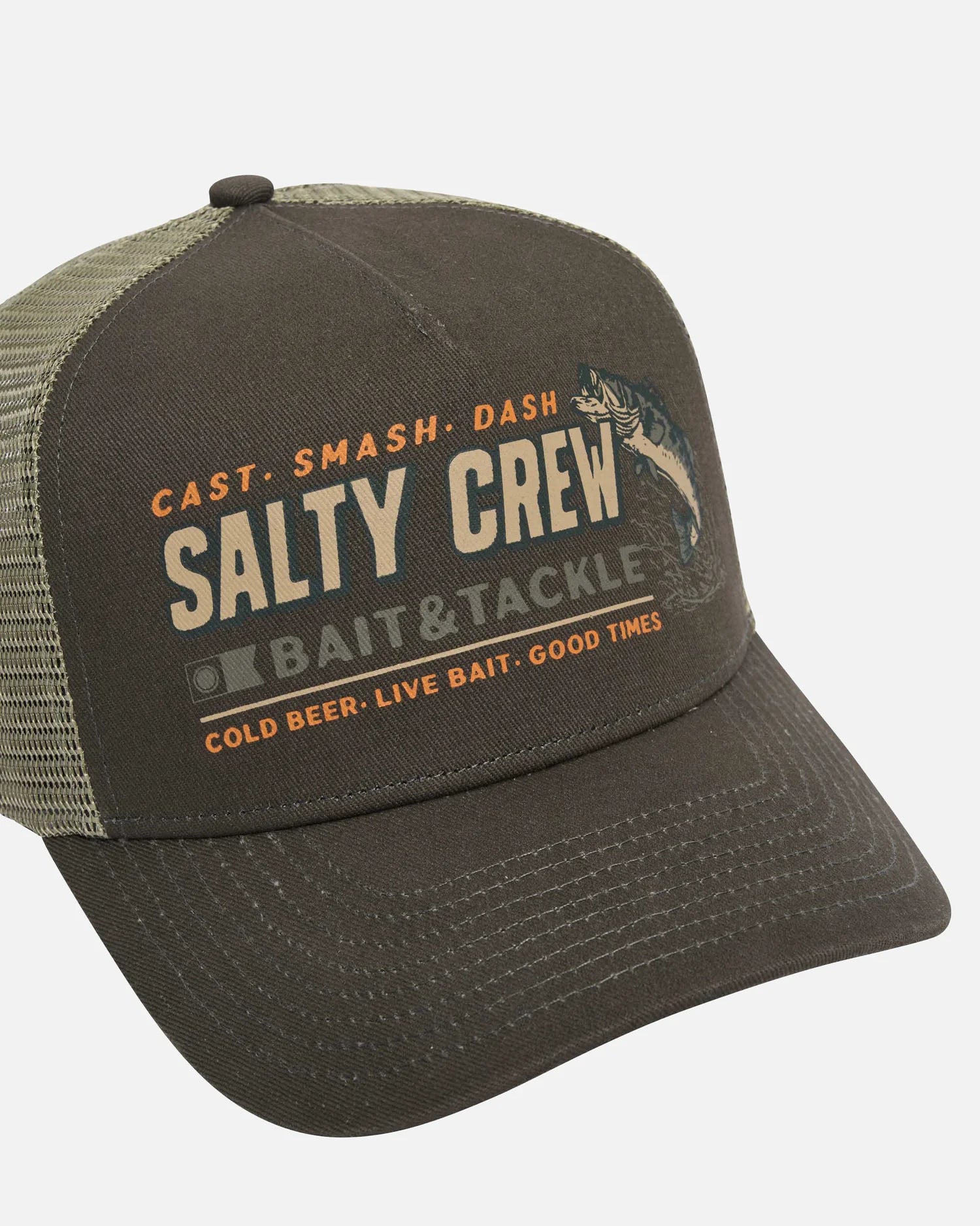 LIVE BAIT RETRO TRUCKER - Salty Crew35035743A-COAL-OSFA