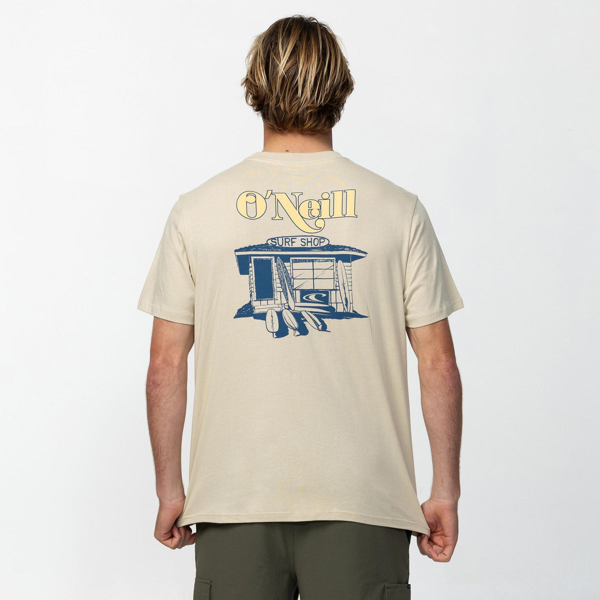 LOCAL LOCAL TEE -ONeillCTS611MA-LIGHT KHAKI-S