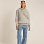 LOGO BOYFRIEND FLEECE HOOD - RhythmPP1024W-FL02-GREY HEATHER-8
