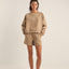 LOGO CREW NECK FLEECE - RhythmCD0425W - FL01 - TAUPE - 8
