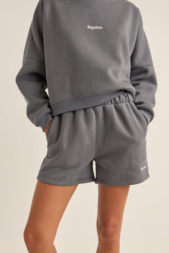 LOGO FLEECE SHORTS