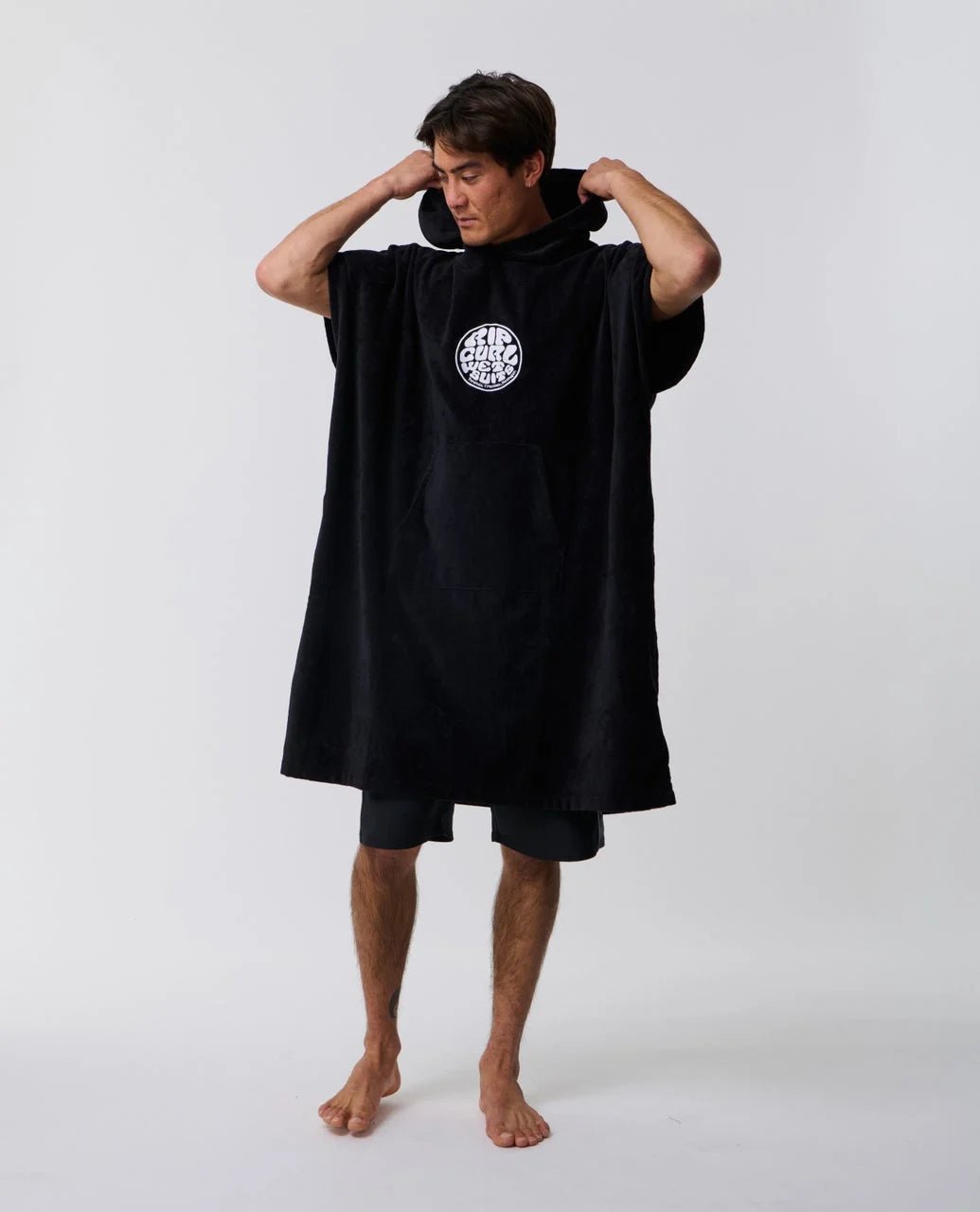 Logo Hooded Towel -Rip Curl00GMTO-BLACK