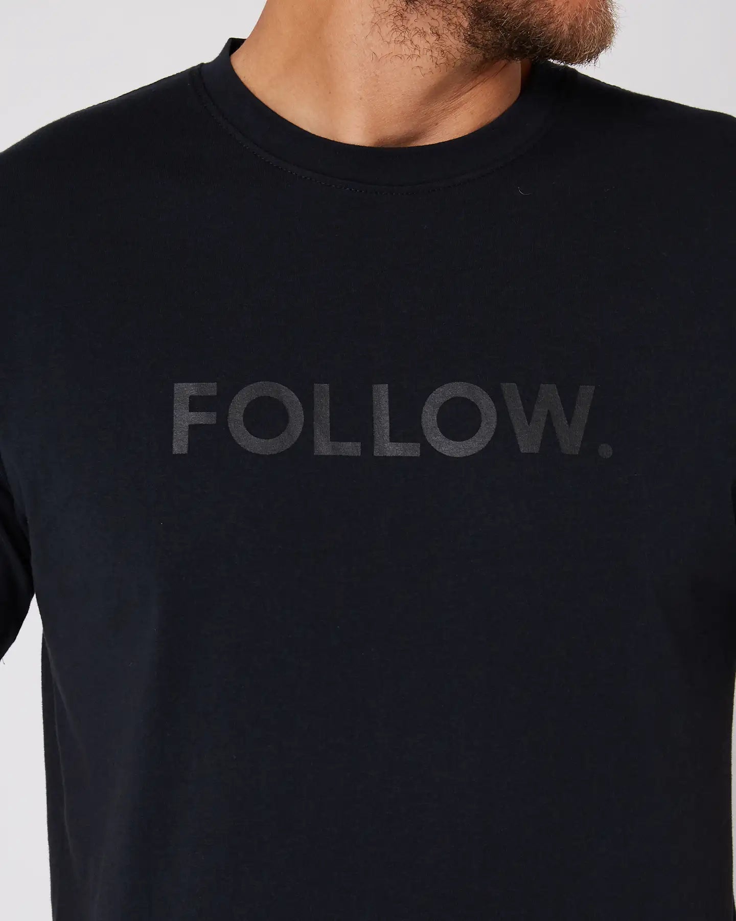 Logo Tee - FollowFE02613 - Black - 2XL