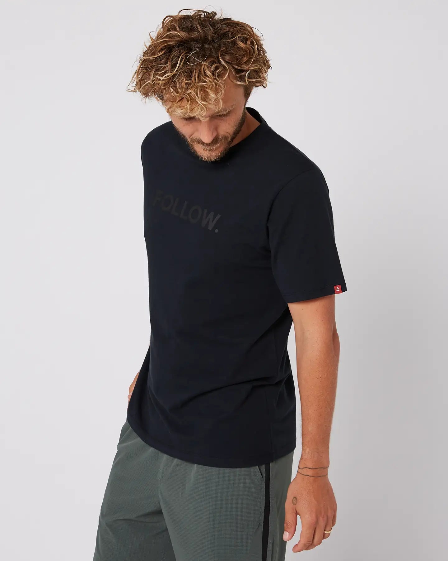 Logo Tee - FollowFE02613 - Black - 2XL