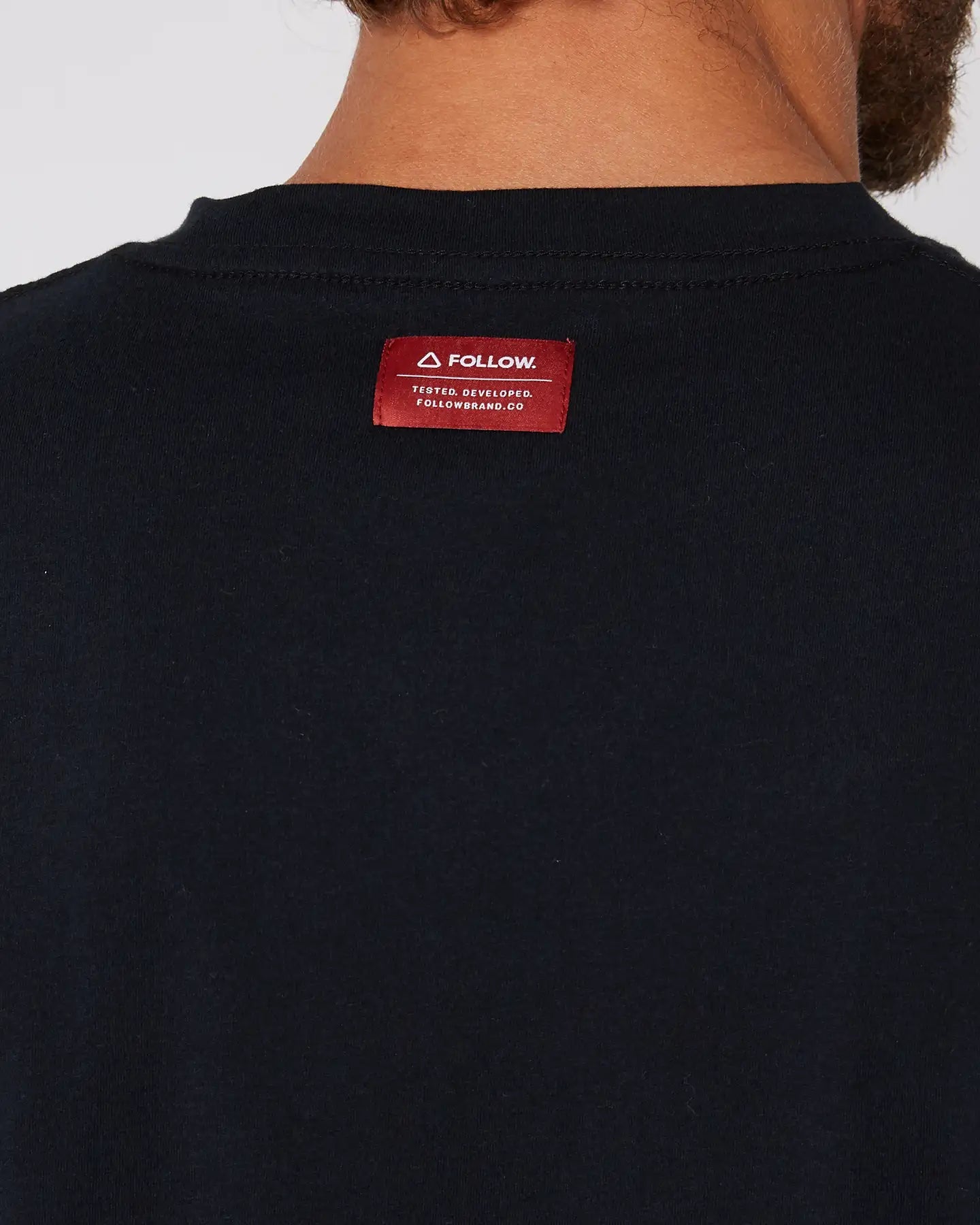 Logo Tee - FollowFE02613 - Black - 2XL