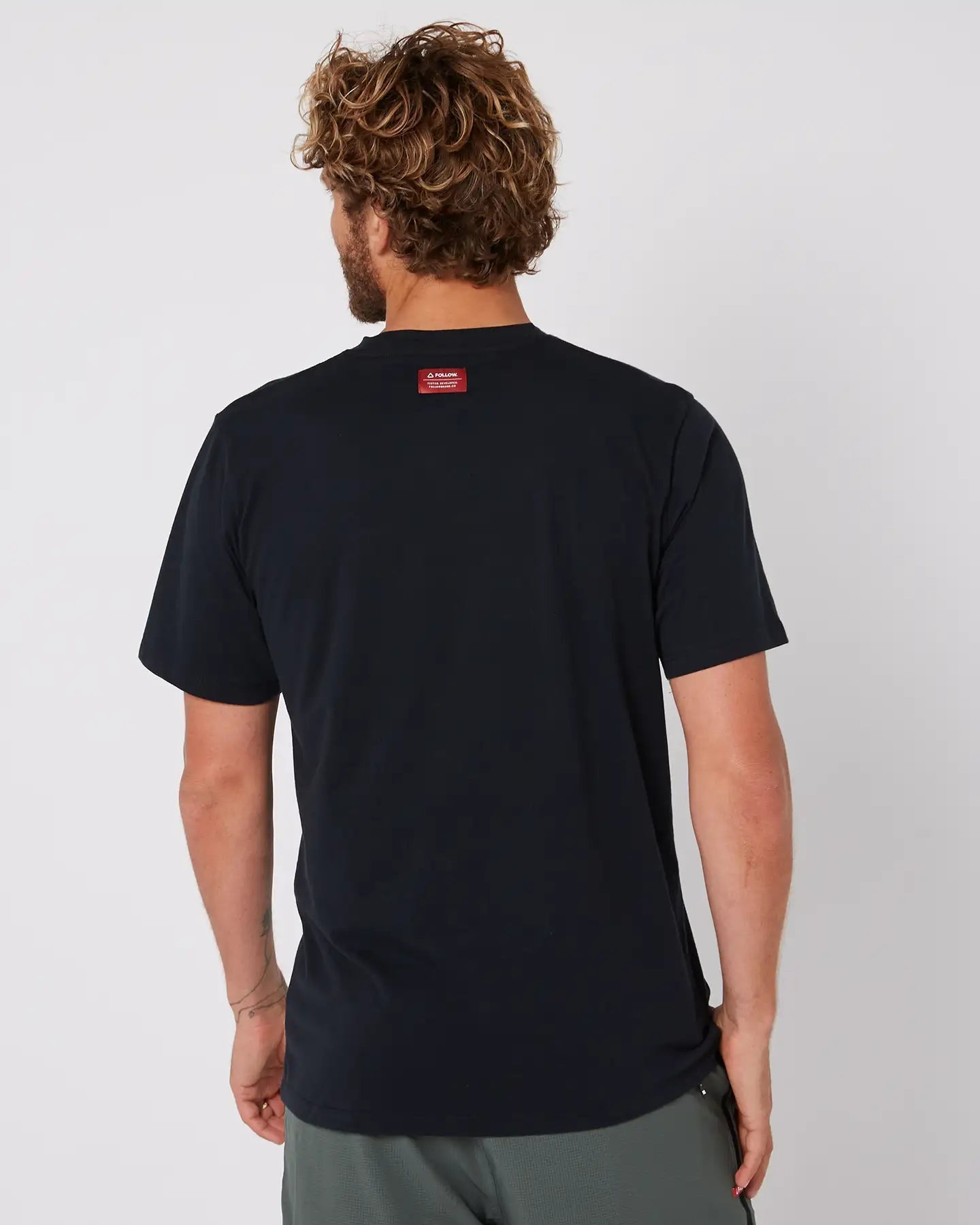 Logo Tee - FollowFE02613 - Black - 2XL