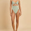 LOLA CHECK CUT OUT ONE PIECE - Rhythm0725SW-OP03-GREEN-06