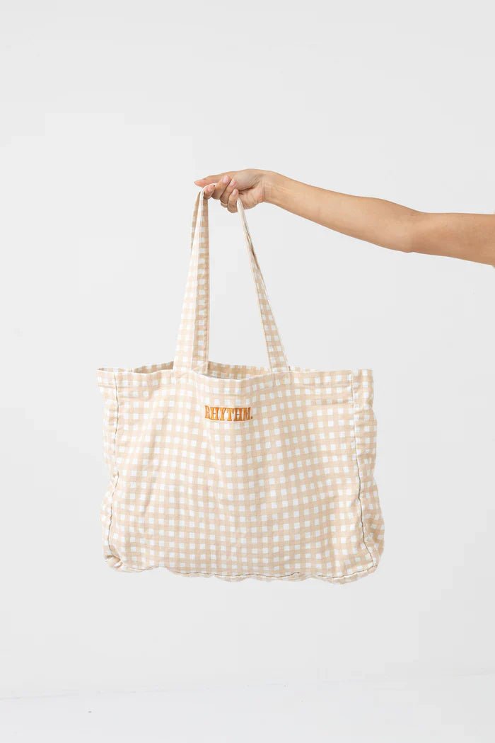 Lola Check Tote Bag - Rhythm210000170883