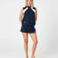 LOMBARDI NYLON MINI SKIRT -RustySKL0621-NAVY BLUE / WHITE-6