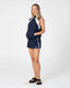 LOMBARDI NYLON MINI SKIRT -RustySKL0621-NAVY BLUE / WHITE-6