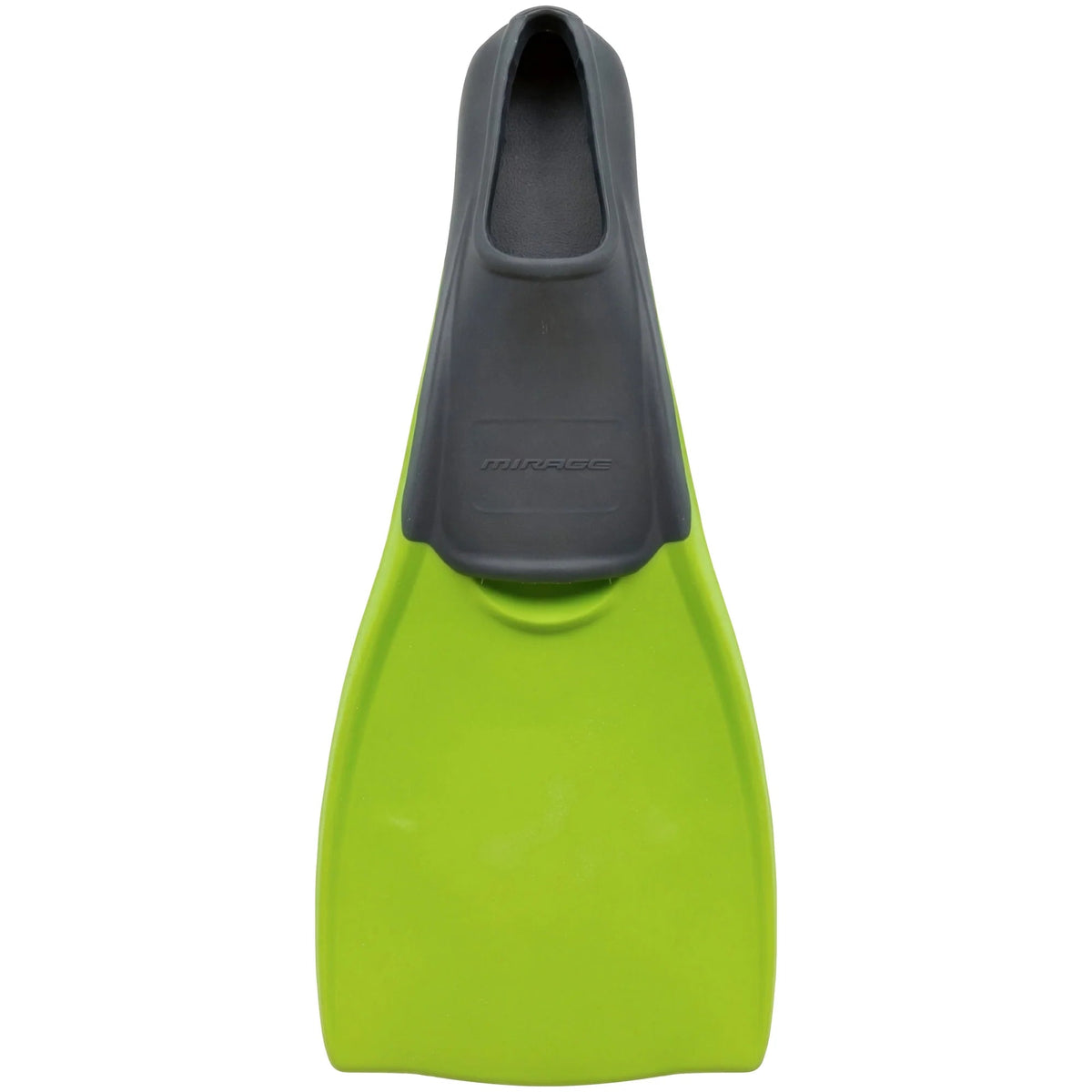 LONG BLADE RUBBER FINS -MirageF015-LIME-JNR