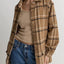 Long Check Shacket - Rhythm0124W - JK02 - CAR - Caramel - 10