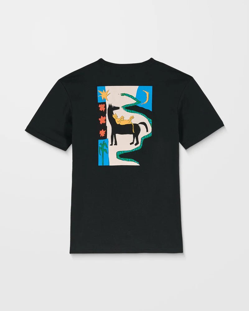 LONGOSNAKE TEE - VolcomC3532502-BLACK-8