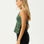 Lonnie Strappy - Seersucker Top - AfendsW253105 - HUG - HUNTER GREEN - XS