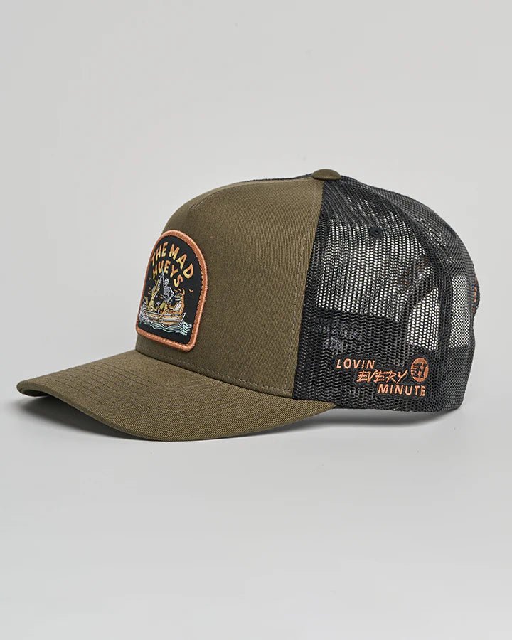 LOVING MANGROVES | TWILL TRUCKER -The Mad HueysH125M06008-OLIVE-OSFM