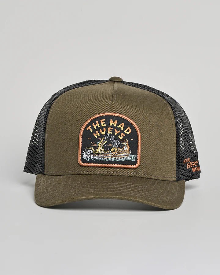LOVING MANGROVES | TWILL TRUCKER -The Mad HueysH125M06008-OLIVE-OSFM