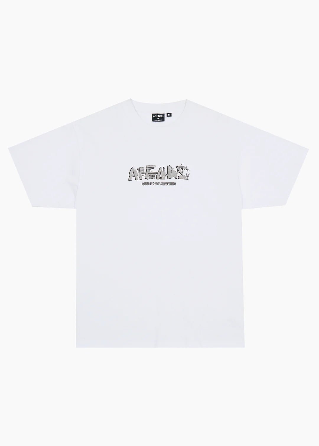 Lqd Metal - Recycled Heavyweight Boxy Fit Tee - AfendsM254008-WHITE-XS