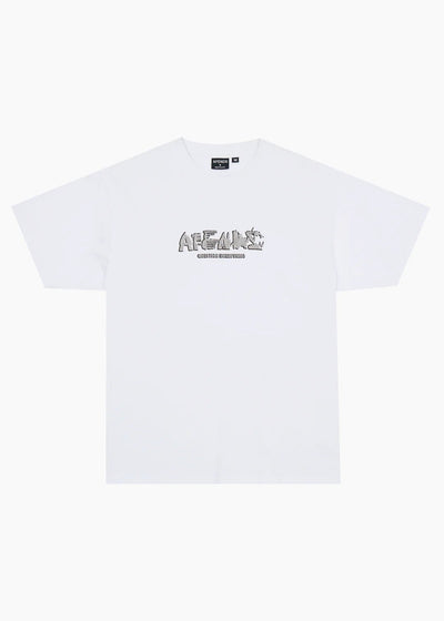 Lqd Metal - Recycled Heavyweight Boxy Fit Tee - AfendsM254008-WHITE-XS