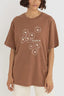 LULU FLORAL OVERSIZED T - SHIRT - Rhythm0725W-PT04-CHOCOLATE-06