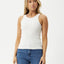 Lydia Ribbed Singlet - AfendsW230087 - WHT - White - L