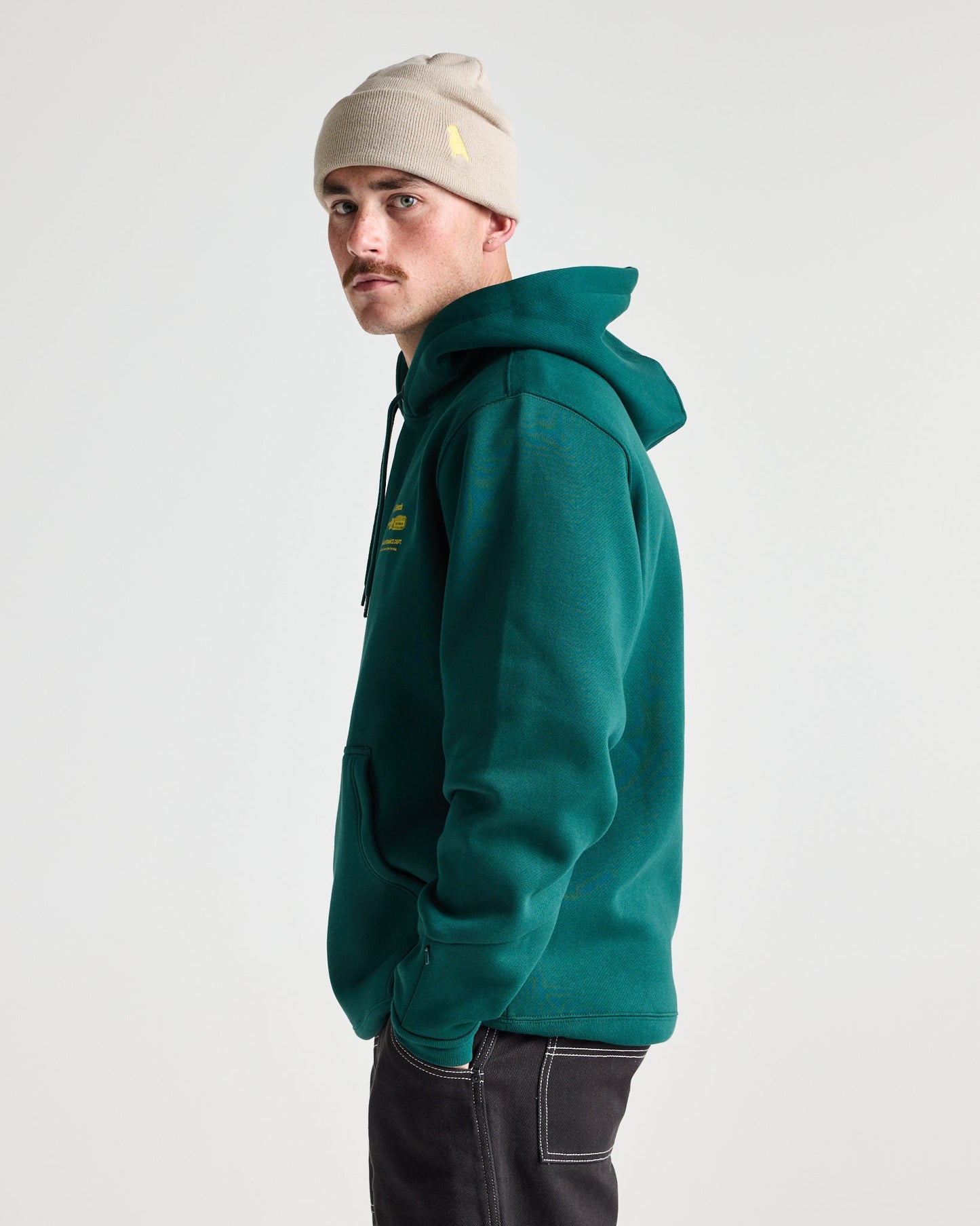 Maintenance Dept Hoodie - Yuki ThreadsW26MDHRNG-Rain Forest-Medium