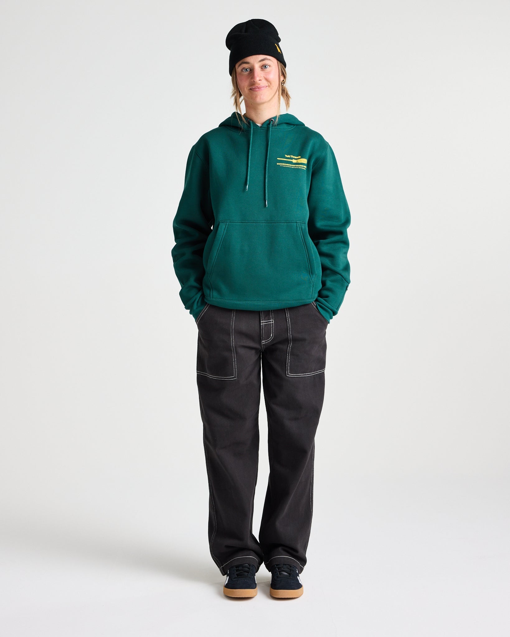 Maintenance Dept Hoodie - Yuki ThreadsW26MDHRNG-Rain Forest-Medium