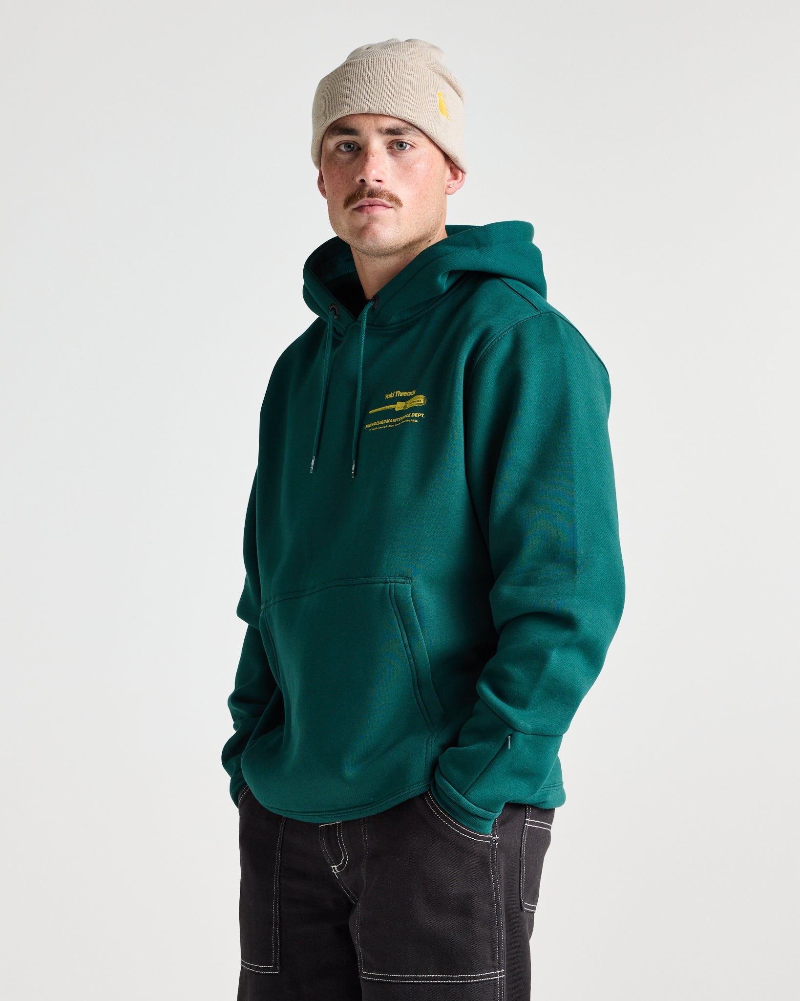 Maintenance Dept Hoodie - Yuki ThreadsW26MDHRNG-Rain Forest-Medium