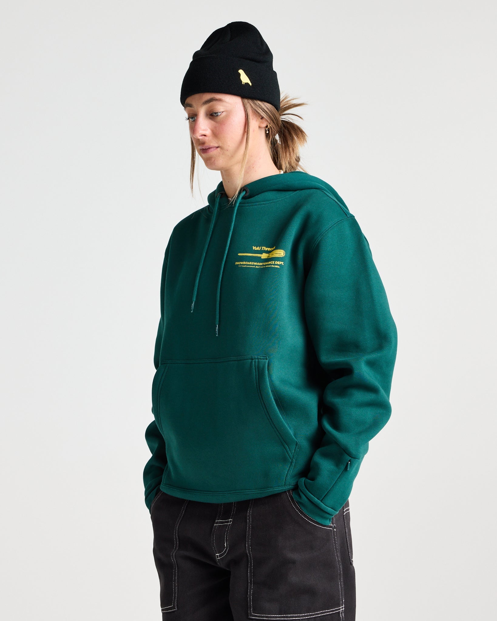 Maintenance Dept Hoodie - Yuki ThreadsW26MDHRNG-Rain Forest-Medium