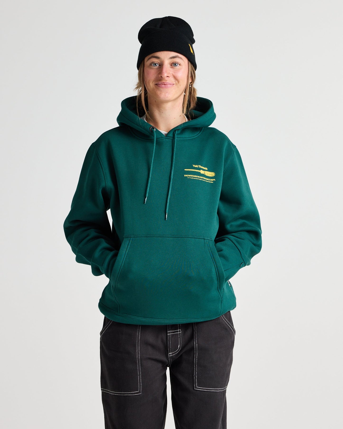 Maintenance Dept Hoodie - Yuki ThreadsW26MDHRNG-Rain Forest-Medium