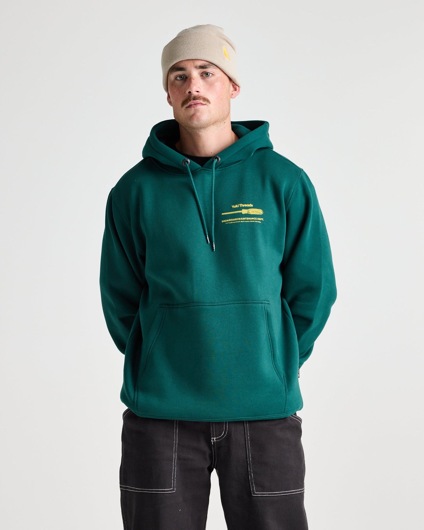 Maintenance Dept Hoodie - Yuki ThreadsW26MDHRNG-Rain Forest-Medium