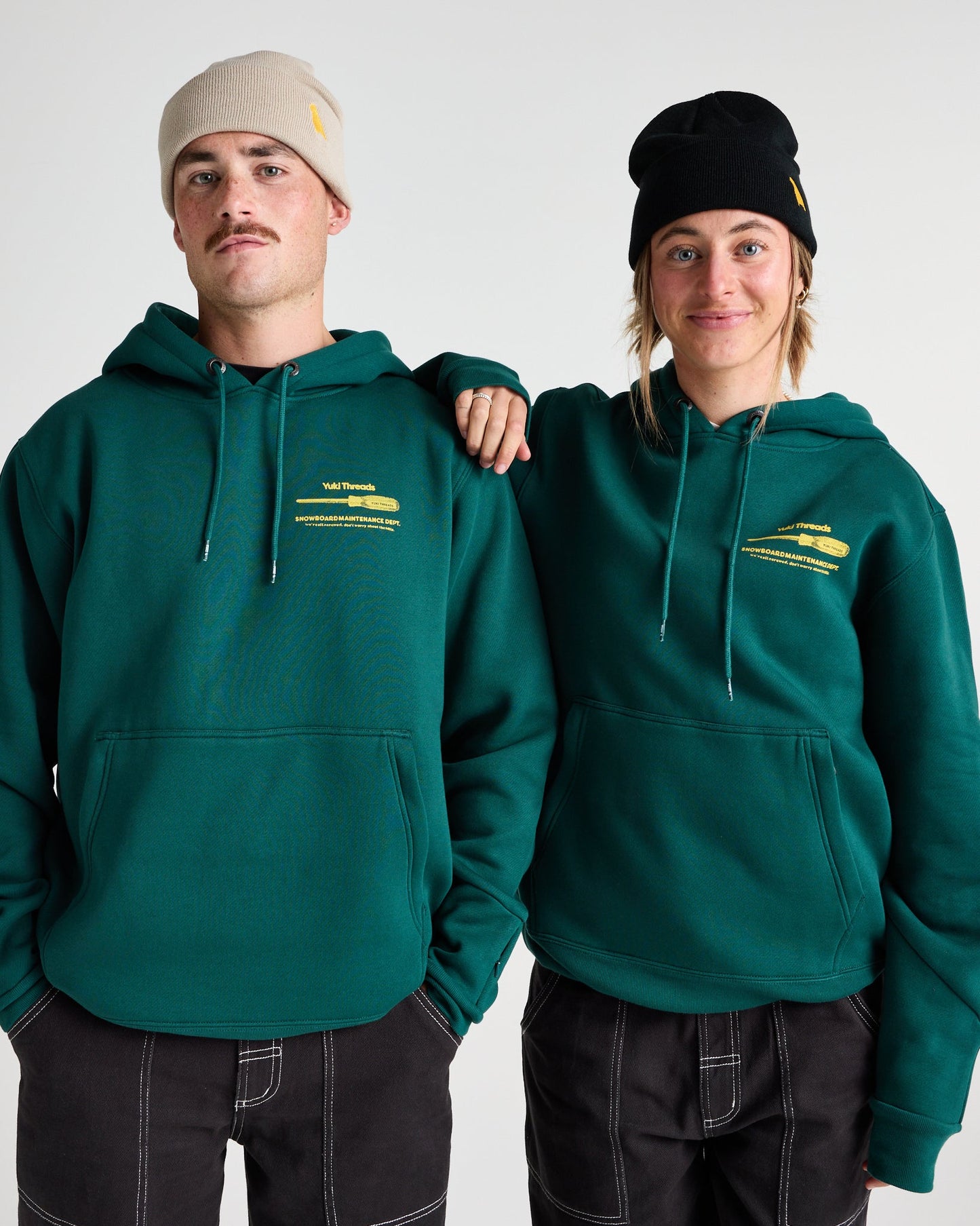 Maintenance Dept Hoodie - Yuki ThreadsW26MDHRNG-Rain Forest-Medium