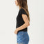 Maisie - Baby Tee - AfendsW253003 - STK - STONE BLACK - XS