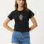Maisie - Baby Tee - AfendsW253003 - STK - STONE BLACK - XS