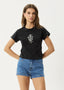 Maisie - Baby Tee - AfendsW253003 - STK - STONE BLACK - XS
