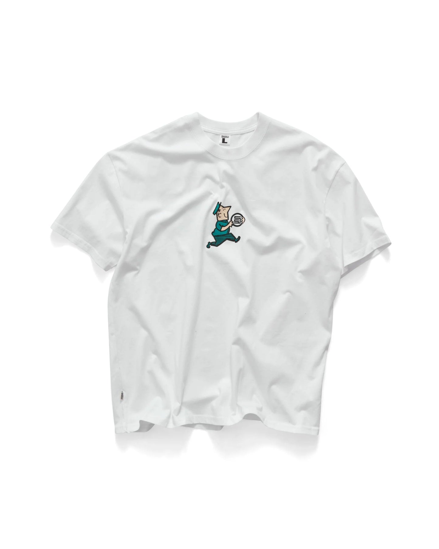 MAN WITH DOT SS TEE - S DoubleSD025S1009 - WHITE - XXS