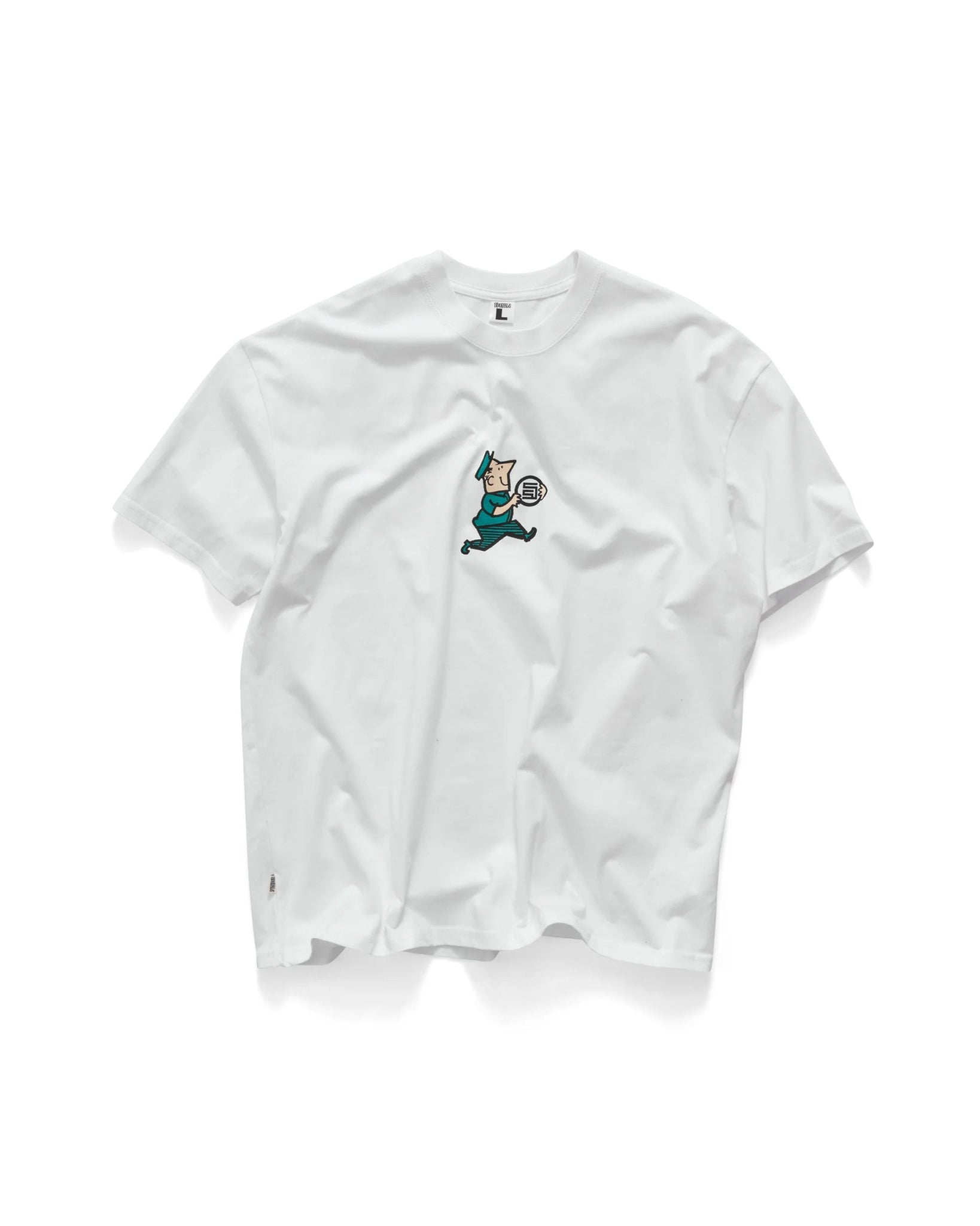 MAN WITH DOT SS TEE - S DoubleSD025S1009 - WHITE - XXS